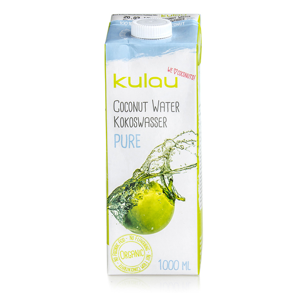 Apa de cocos pura Kulau BIO - 1 litru imagine produs 2021 DFS